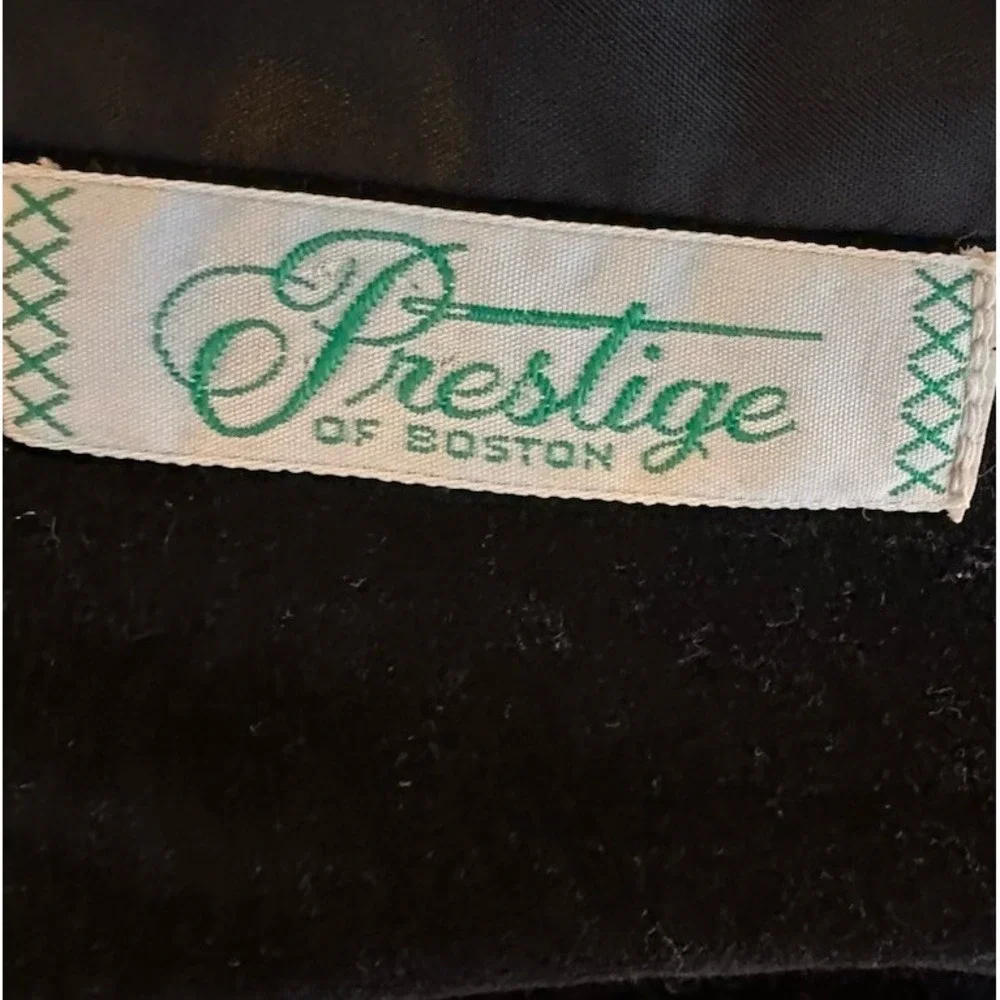 Vtg 1960's Women's Classic‎ Black Velvet Blazer Cotton by Butterfly For Prestige